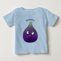 Personalizado de fruta púrpura feliz