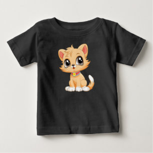 Camiseta De Bebé Personalizado de gatos adorable