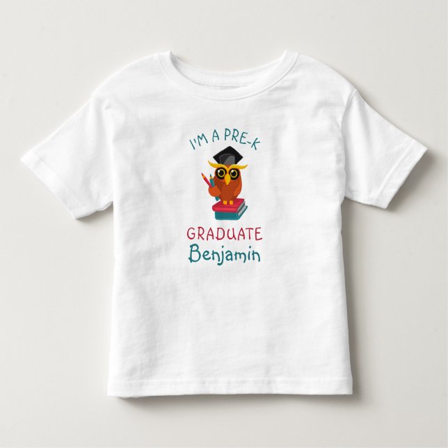 Camiseta De Bebé Personalizado de Graduación Graduado Graduado Preu (Anverso)