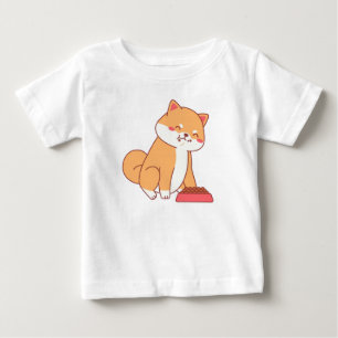 Camiseta De Bebé personalizado de ingesta de shiba inu