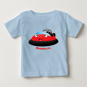 Camiseta De Bebé Personalizado de jornalero alegre rojo