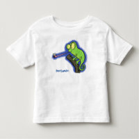 Personalizado de lagarto de camaleón verde lindo