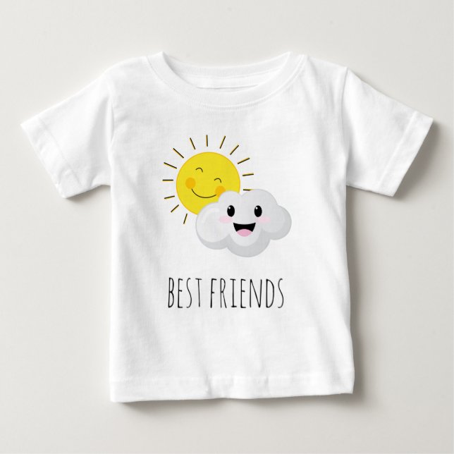 Camiseta De Bebé Personalizado de mejores amigos humorísticos de so (Anverso)