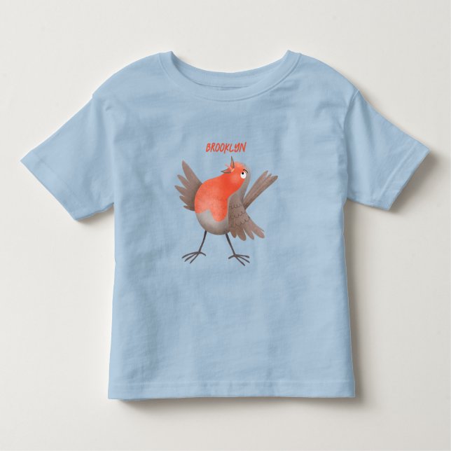 Camiseta De Bebé Personalizado de pájaro de burro canto (Anverso)