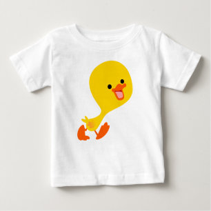 Camiseta De Bebé Personalizado de paseo suave Duckling Baby T-Shirt