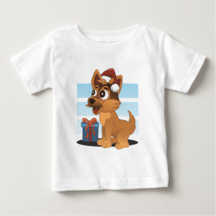 Camiseta De Bebé Personalizado de Pastor Alemán