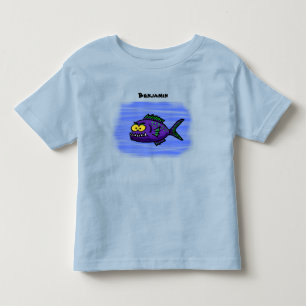 Camiseta De Bebé Personalizado de pescado piraña