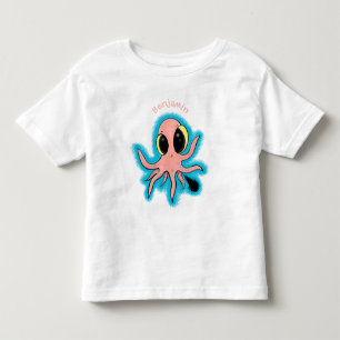 Camiseta De Bebé Personalizado de pulpo para bebés, dulce y descara