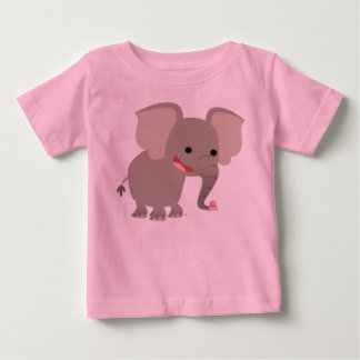 Camiseta De Bebé Personalizado de risa Elephant Baby T shirt