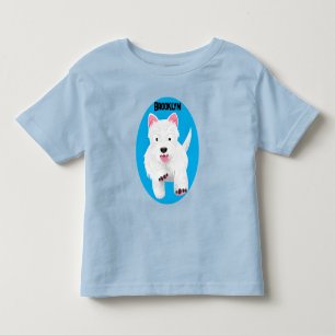 Camiseta De Bebé Personalizado de tierra de montaña blanca y blanca