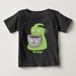 Camiseta De Bebé Personalizado de utensilios de cocina para mezclad