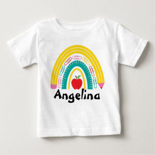 Camiseta De Bebé Personalizado De Vuelta Al Jardín De Niños De Pree