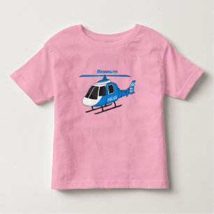 Camiseta De Bebé Personalizado del helicóptero del helicóptero del 