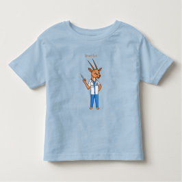 Camiseta De Bebé Personalizado del médica del antílope de Gemsbok