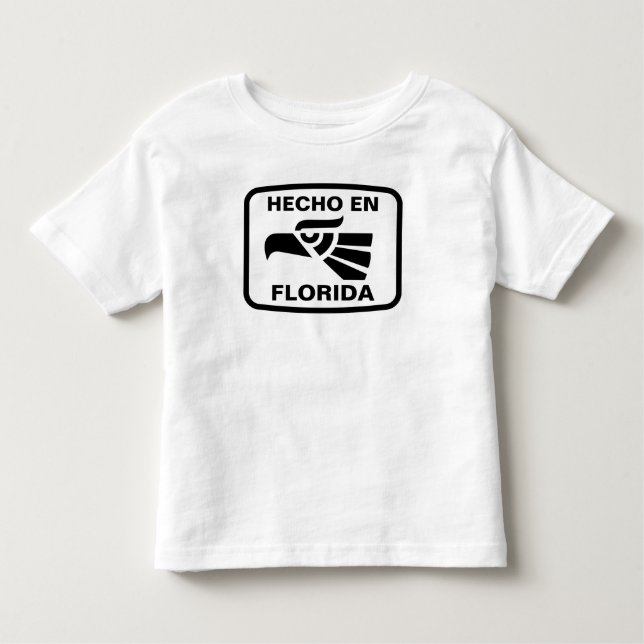 Camiseta De Bebé Personalizado del personalizado del en la Florida (Anverso)