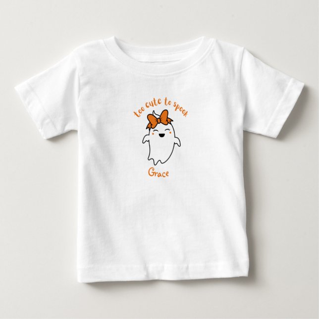 Camiseta De Bebé Personalizado Demasiado Agradable Para Hablar Hall (Anverso)
