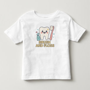 Camiseta De Bebé Personalizado dental suave - Higiénico dental de p