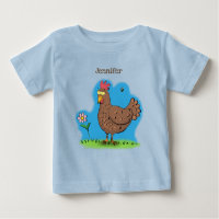 Personalizado divertido de pollo rústico y caprich