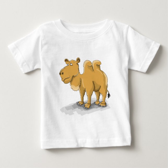 Camiseta De Bebé Personalizado Dos camellos jorobados caminando por (Anverso)