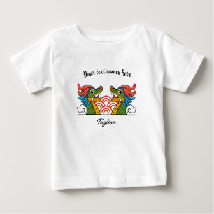 Camiseta De Bebé Personalizado Dragon