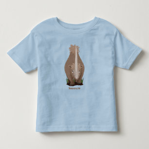Camiseta De Bebé Personalizado elasmotherium rinoceronte