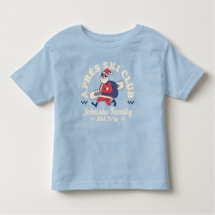 Camiseta De Bebé Personalizado Familia Amigos Grupo Ski Trip Snowbo