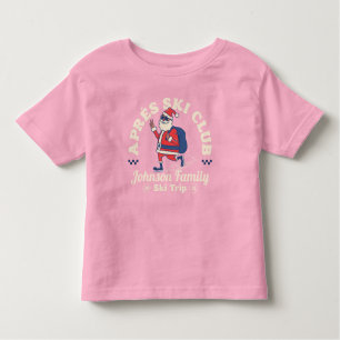 Camiseta De Bebé Personalizado Familia Amigos Grupo Ski Trip Snowbo