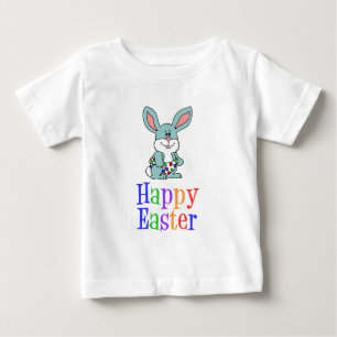 Camiseta De Bebé Personalizado Feliz Pascua Bunny