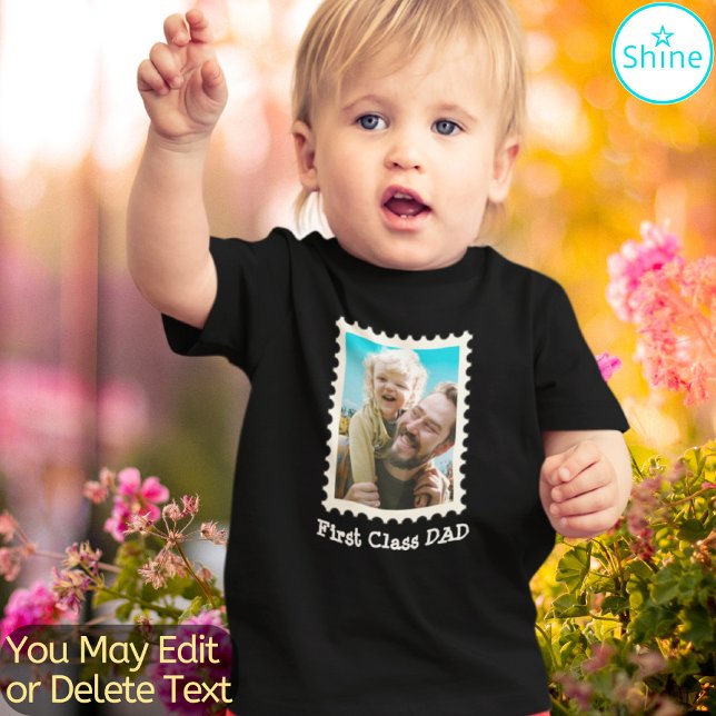 Camiseta De Bebé Personalizado Foto Papá Padre Amo Papá Mejor Papá  (Subido por el creador)