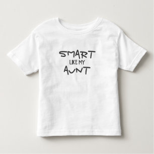 Camiseta De Bebé PERSONALIZADO Funny Smart Como Mi Tía