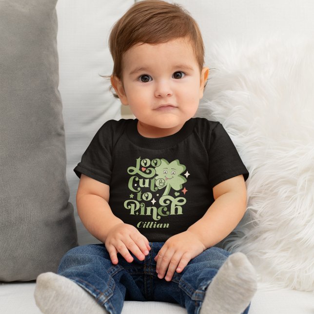 Camiseta De Bebé Personalizado gracioso para picar el Día de San Pa (Subido por el creador)