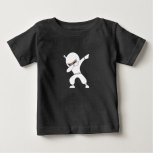 Camiseta De Bebé Personalizado guerrero de Ninja