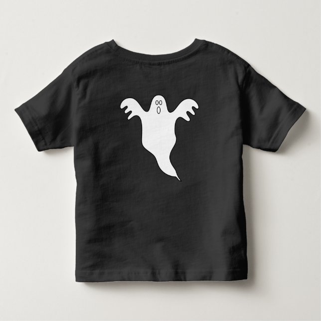 Camiseta De Bebé Personalizado HALLOWEEN COSTUME Gracioso niño pequ (Reverso)