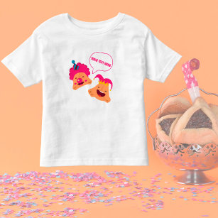 Camiseta De Bebé Personalizado Happy Purim Cute Hamantaschen