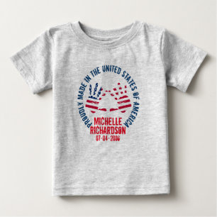 Camiseta De Bebé Personalizado Hecho En EEUU