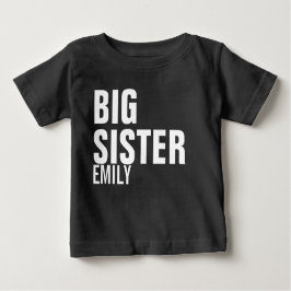 Camiseta De Bebé Personalizado Hermana Grande Toddler Sweatshirt