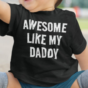 Camiseta De Bebé Personalizado INCREÍBLE COMO MI PAPÁ
