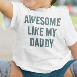 Camiseta De Bebé Personalizado INCREÍBLE COMO MI PAPÁ