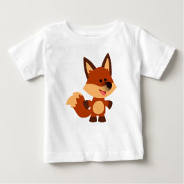 Camiseta De Bebé Personalizado inocente Fox Baby T-Shirt