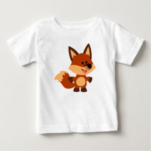 Camiseta De Bebé Personalizado inocente Fox Baby T-Shirt