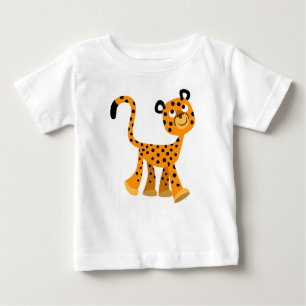 Camiseta De Bebé Personalizado insouciant lindo Cheetah Baby T-Shir