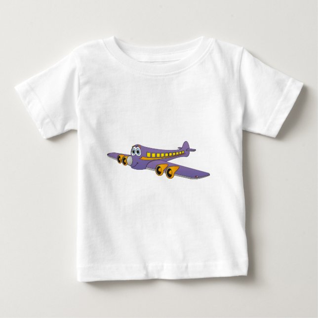 Camiseta De Bebé Personalizado Jet Purple Passenger (Anverso)