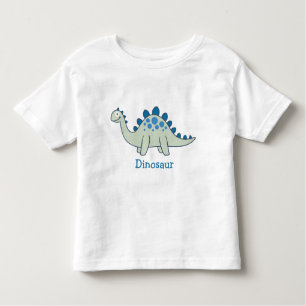 Camiseta De Bebé Personalizado lindo Dinosaurio Animal Boys Blue Gr