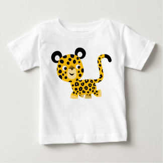 Camiseta De Bebé Personalizado lindo sonriente leopardo bebé camise
