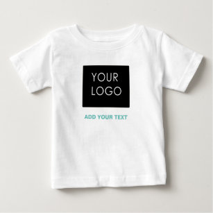 Camiseta De Bebé Personalizado Logo Business Company White
