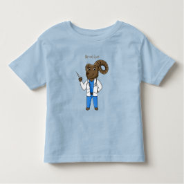 Camiseta De Bebé Personalizado médica ilustracion de ovino de Bigho
