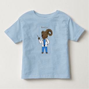 Camiseta De Bebé Personalizado médica ilustracion de ovino de Bigho