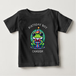 Camiseta De Bebé Personalizado niño de cumpleaños de chico con tema