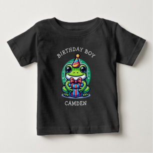 Camiseta De Bebé Personalizado niño de cumpleaños de chico con tema