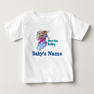 Camiseta De Bebé Personalizado (nombre del bebé) bendice la camise
